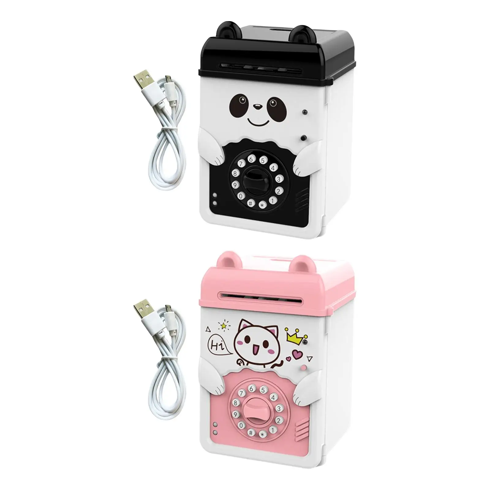 Child Electronic Piggy Bank Saving Box Large Capacity Password Code Lock