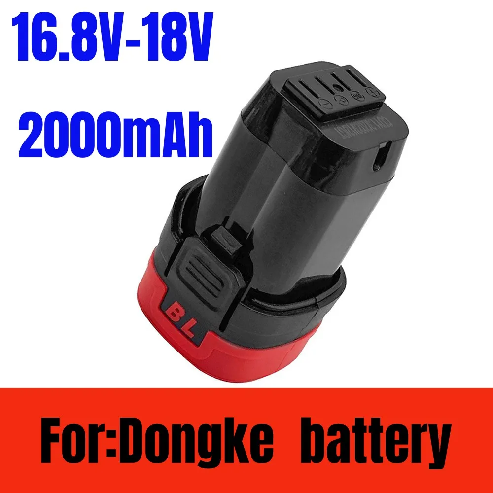100%新しいバッテリー18V 2000mah Dongke JAVNバッテリー、ブラシレス小型スチールガン、スターター、ブラシレスリチウムバッテリースターター用