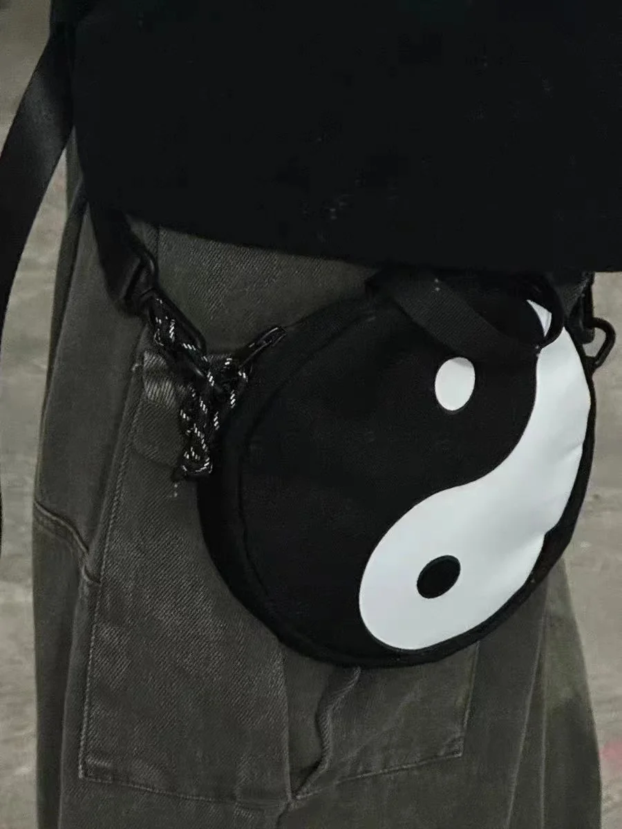 Mini Bolsa De Ombro Kung Fu Tai Chi, Cultura Tradicional Chinesa, Saco De Cintura Redonda