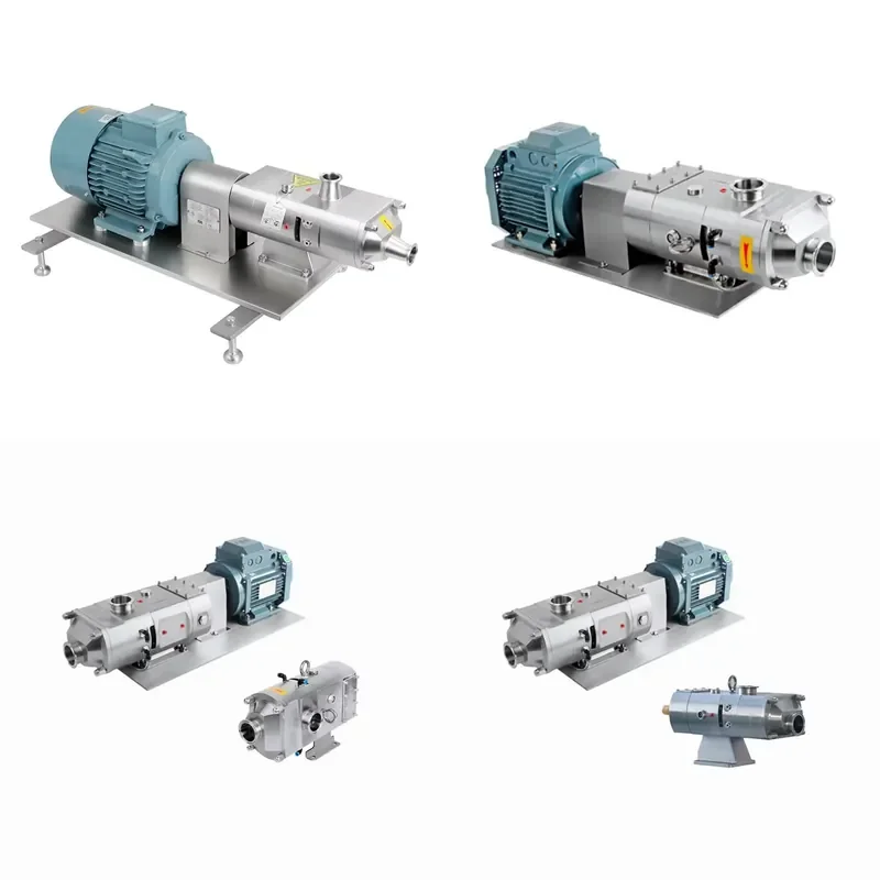 For High Pressure OEM Sanitary Double Screw Pump Food Grade Stainless Steel Liquid Mixing Multipurpose Industrial Use