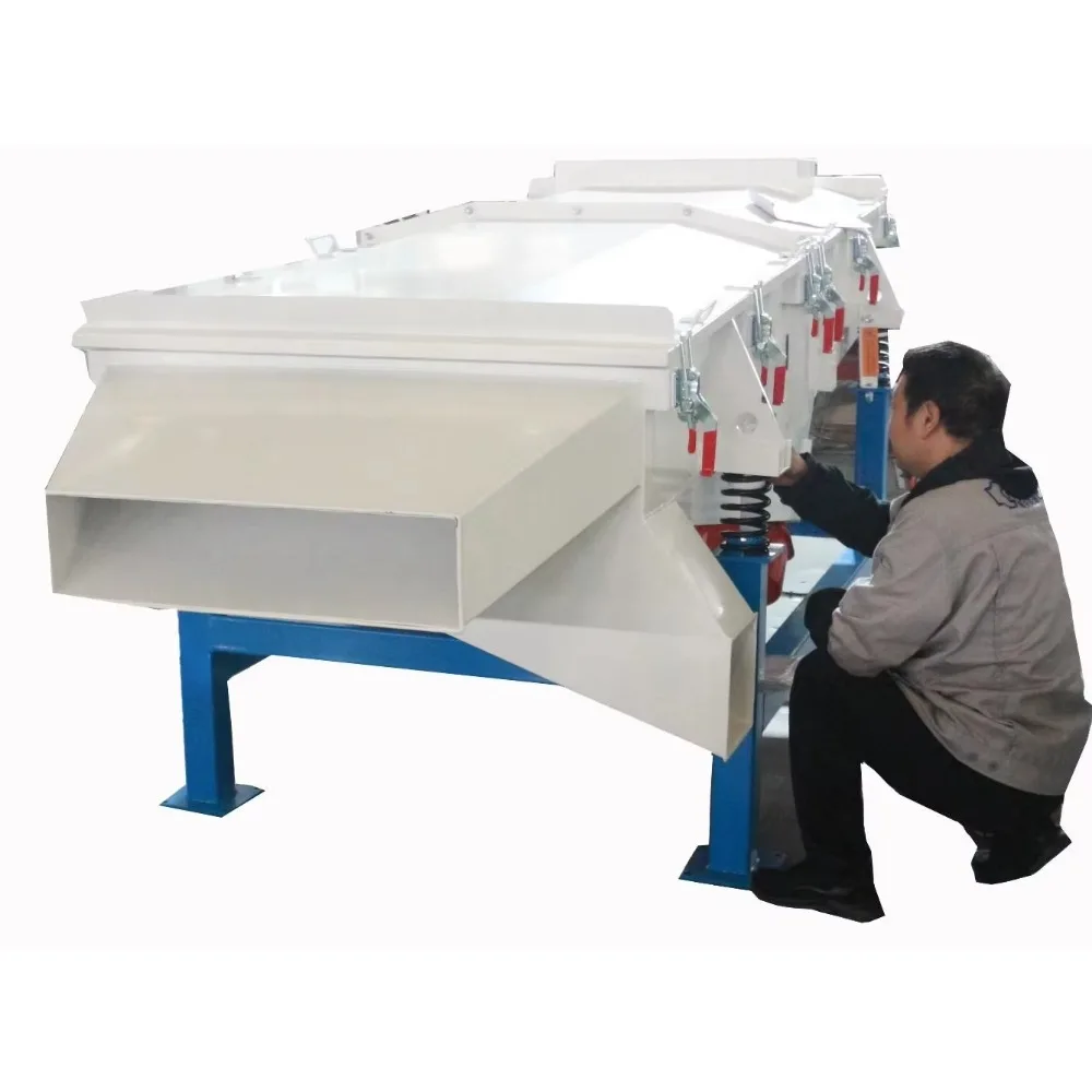 Industrial Linear Vibrating Sieve for Food Powder Screening New Condition Steel Machine for Sesame Seed Food Processing Chemical