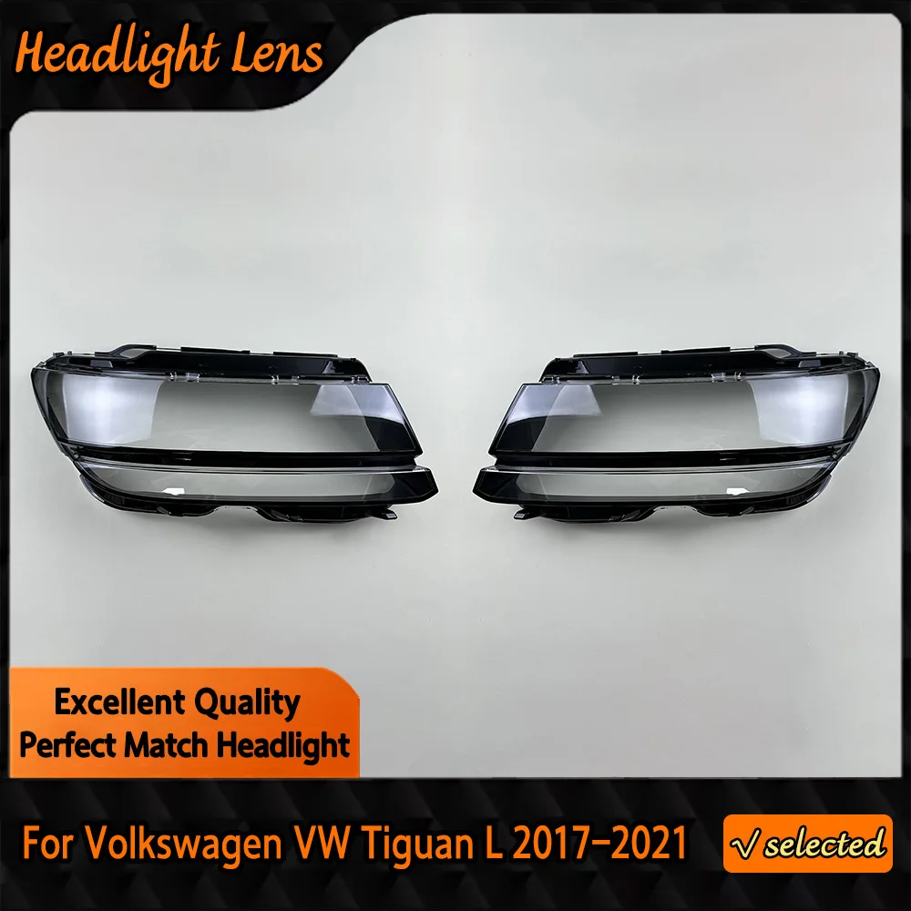 

Headlight Lens Shell For Volkswagen VW Tiguan L 2017 2018 2019 2020 2021 Headlamp Cover Plexiglass Replace Original Lampshade