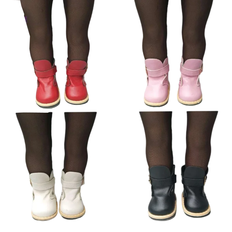 

Mini Doll Shoes Pu Leather Winter Boots Fit 43cm Baby Doll Shoes Boots 18 Inch Girl Doll Shoes Present