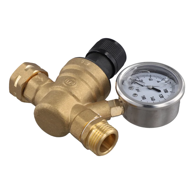 

Classic-RV Water Pressure Regulating Valve Adjustable Pressure Reducing Valve For Camper Van Travel Trailers