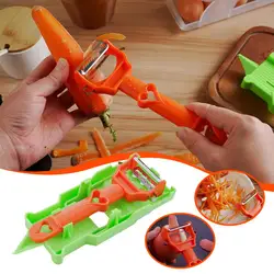 Multi Functional Fruit Vegetable Peeler Multi Shaped Create Julienne Strips Steel Easy To Clean Kitchen Peeling Tool