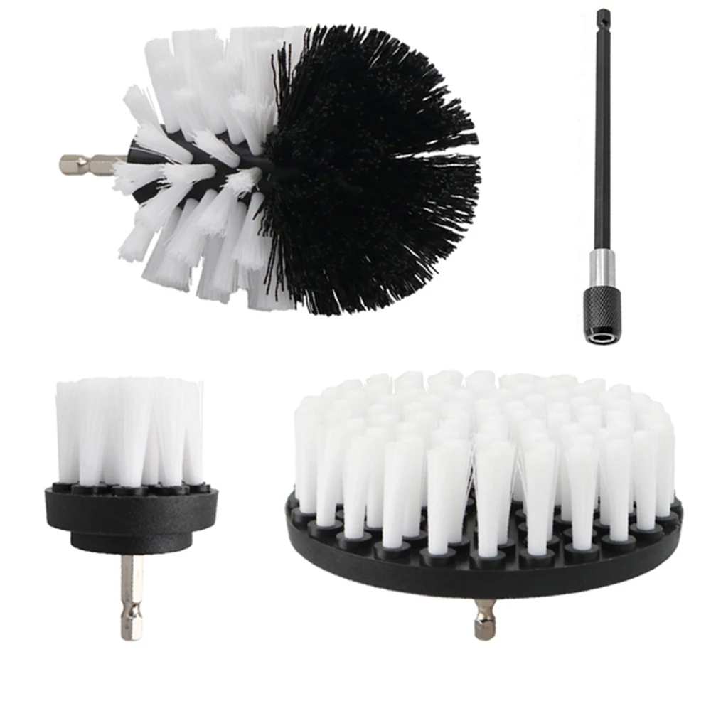 

White drill brush head, screwdriver, dry cleaning brush, cleaning brush, nozzle brush set, screwdriver brush