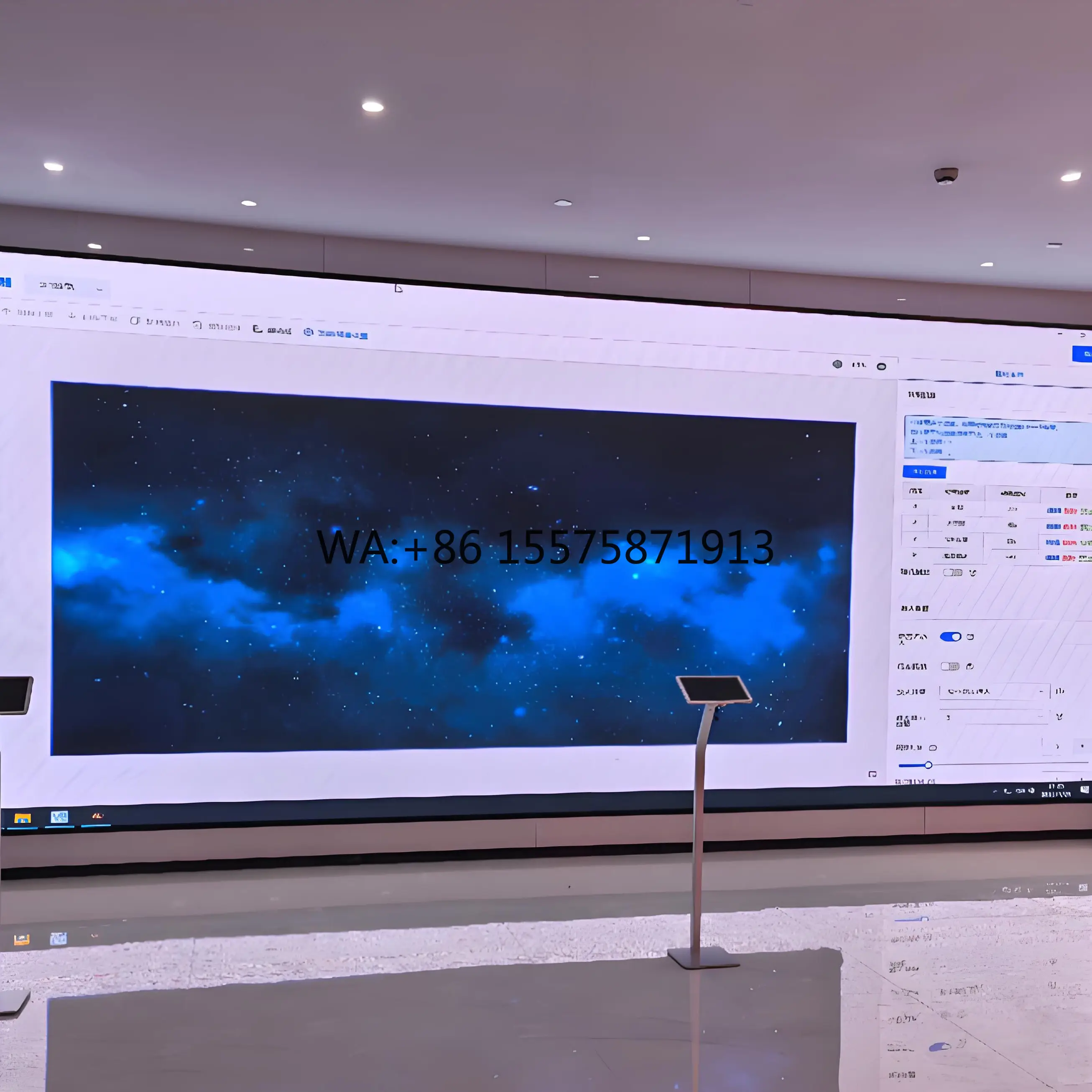 

Настраиваемый модуль светодиодного дисплея P2.5 640x480 мм для внутренней рекламы, настенный фон, светодиодная видеостена высокого разрешения