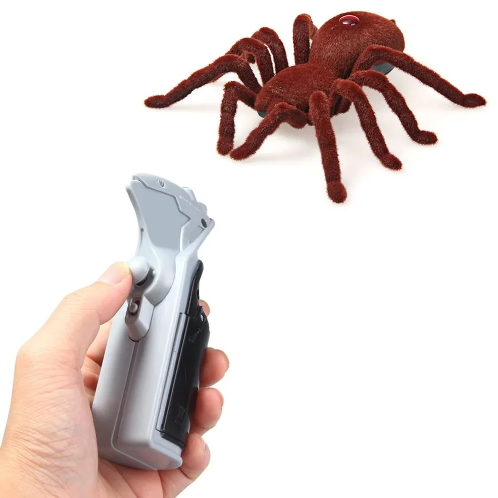 Brand New High Quality Halloween Remote Control 11 2CH Infrared Realistic RC Spider Toy Prank Gift Novelty & Gag Toys