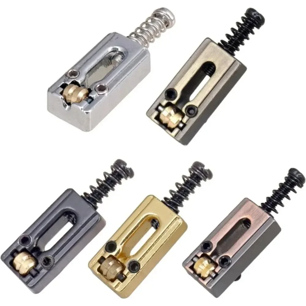 Electric Guitar Bridge Roller Saddles with Metal Build Multiple Color for Ensuring Stable Tone Easy Installation Bridge Saddles