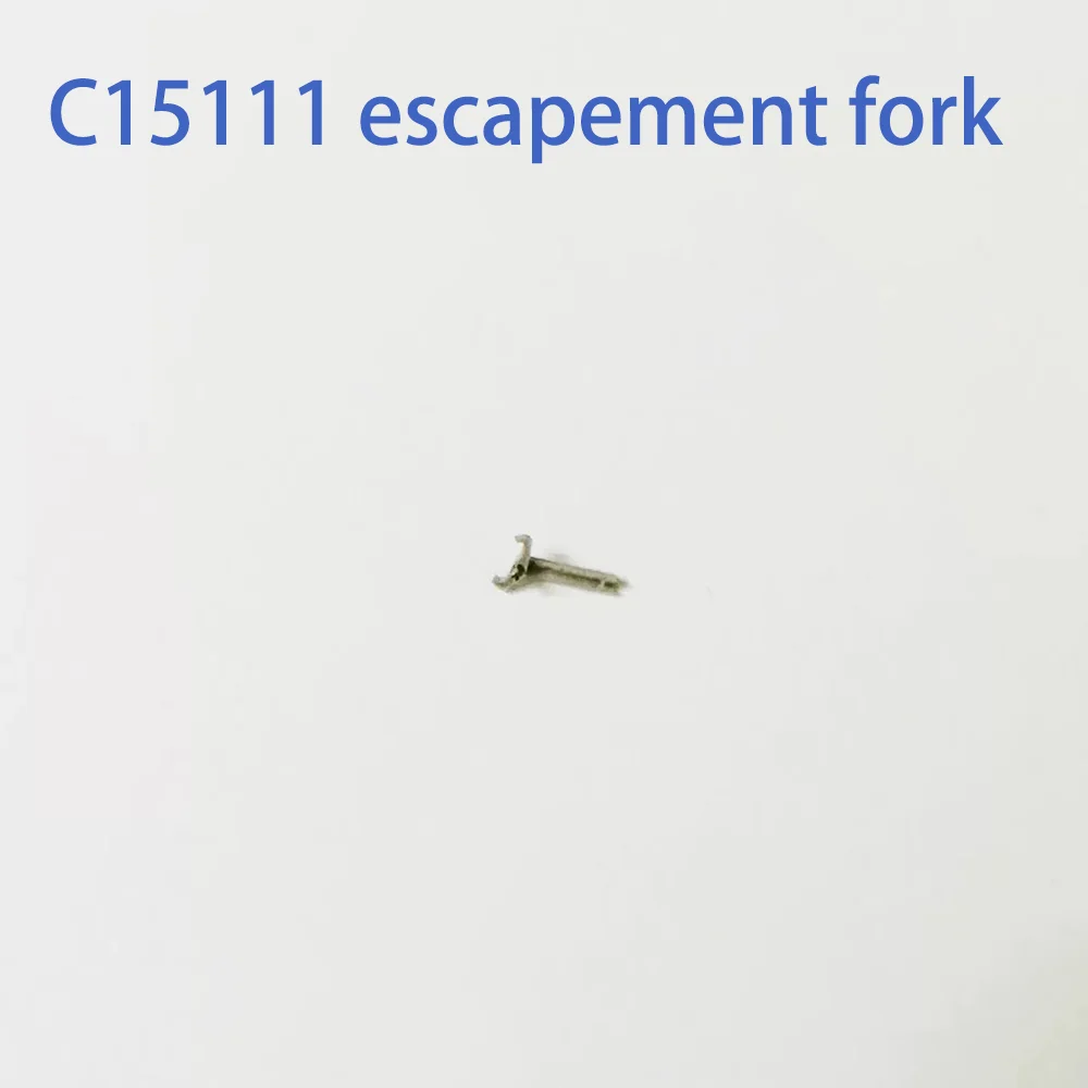 Accesorios para reloj, rueda de escape, horquilla de escape compatible con movimiento C15111, piezas de reparación de relojes, rueda de caballo, horquilla de caballo