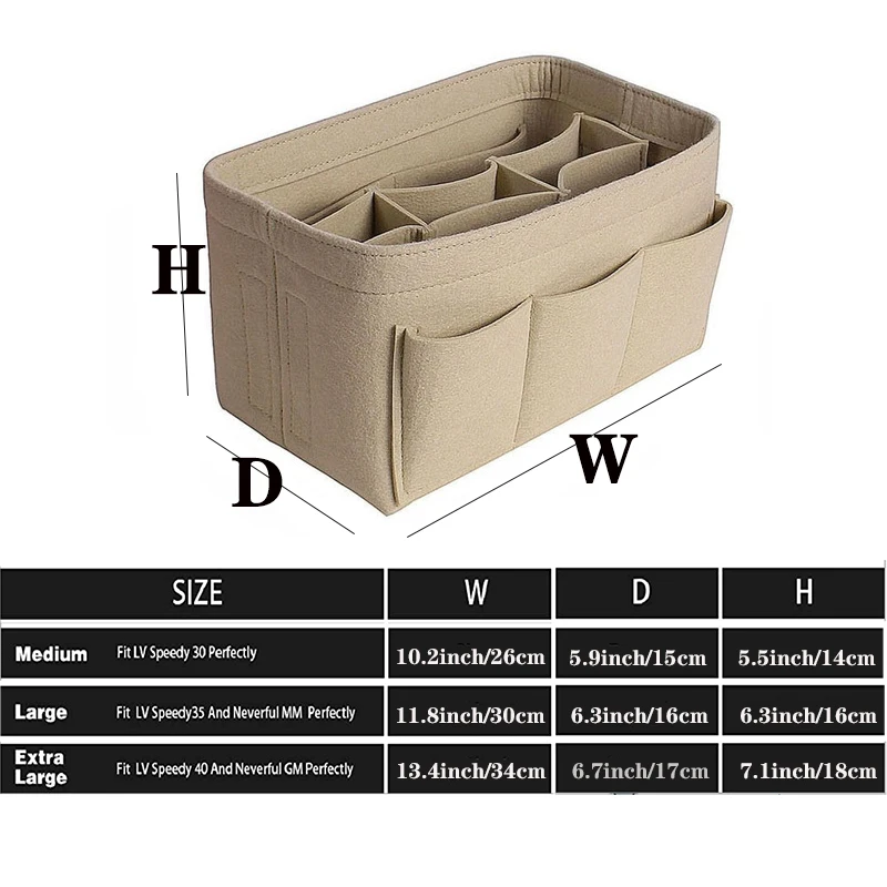 Make Up Organizer ใส่กระเป๋ากระเป๋าถือ,ภายในกระเป๋ากระเป๋าเครื่องสำอางแบบพกพา fit เครื่องสำอางค์กระเป...