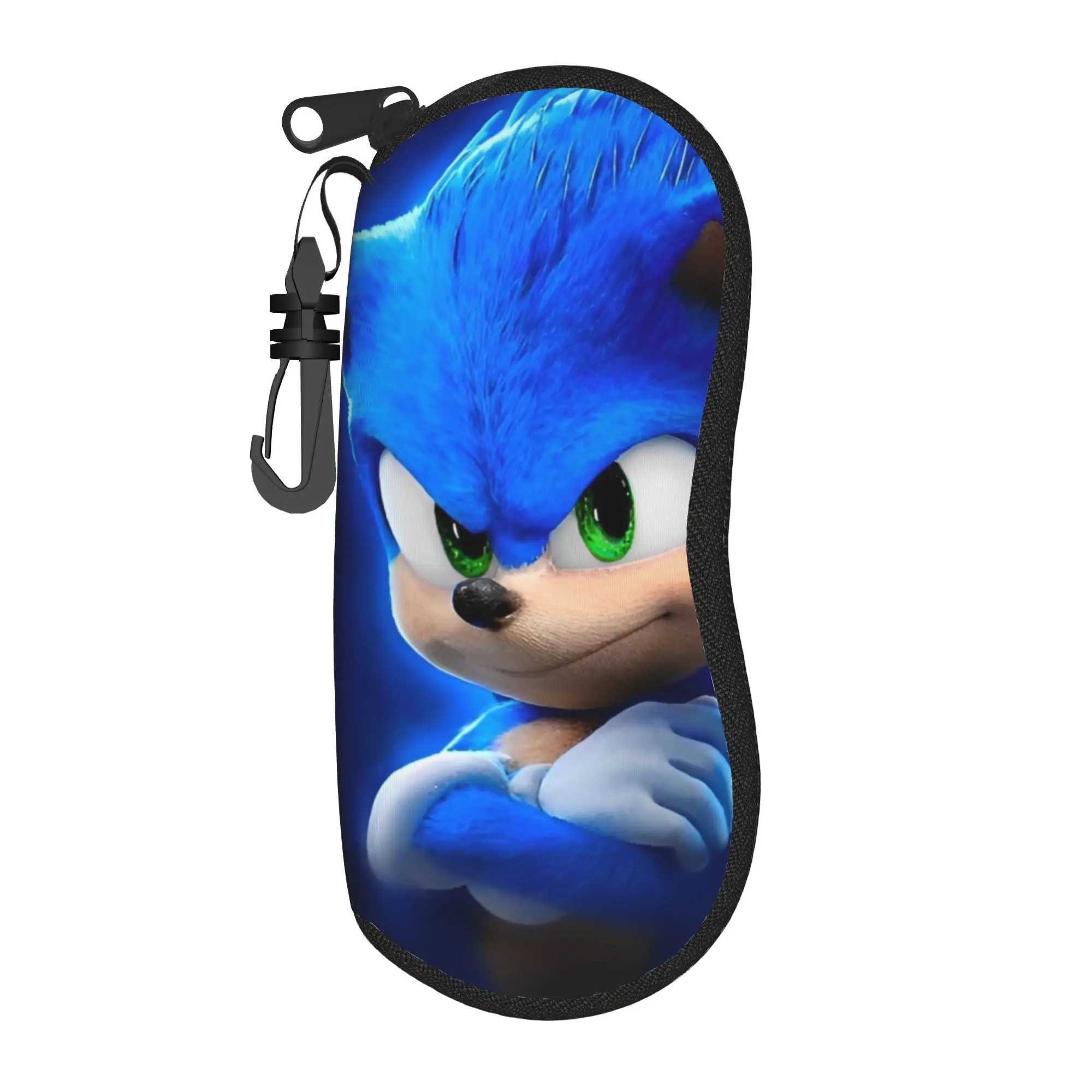 The Hedgehog Shadow Games Glasses Case Unisex Travel Accessories Cartoon Sunglasses Protector Charming Eyewear Container