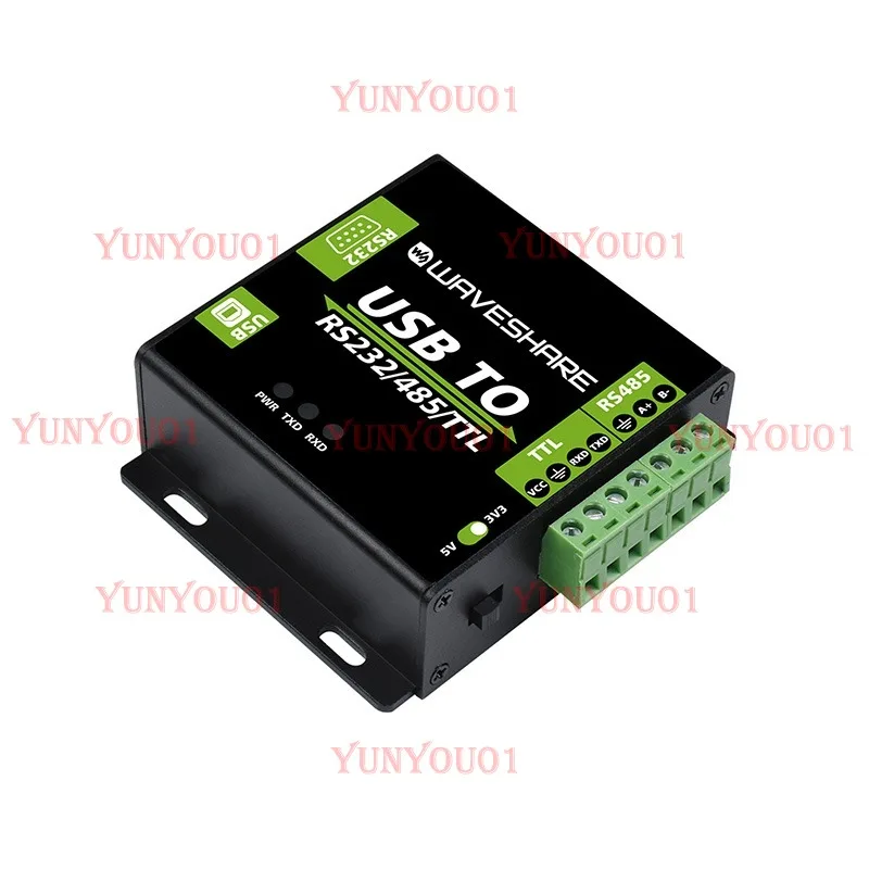 FT232RNL/CH343G USB to RS232/485/TTL Serial Converter Industrial Grade with Isolation