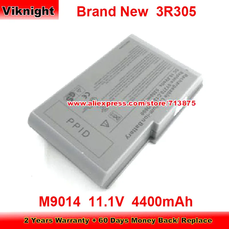 Brand New 1X793 3R305 Battery 4M983 for Dell Inspiron 600m D500 D505 D510 D530 D530n D600 D610 PP17L M9014 c1295 11.1V 4400mAh