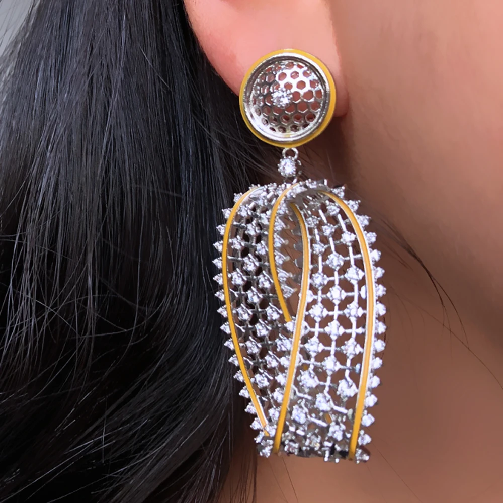 

Missvikki Ladies Daily Trendy Accessories Hot Sale Luxury Fashion Dangle Earrings for Women Fashion Wedding Party Jewelry