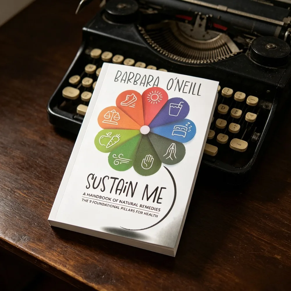 sustain-me-barbara-o'neill-livro-em-ingles-para-adultos-guia-de-remedios-naturais-com-9-pilares-fundamentais-frete-gratis