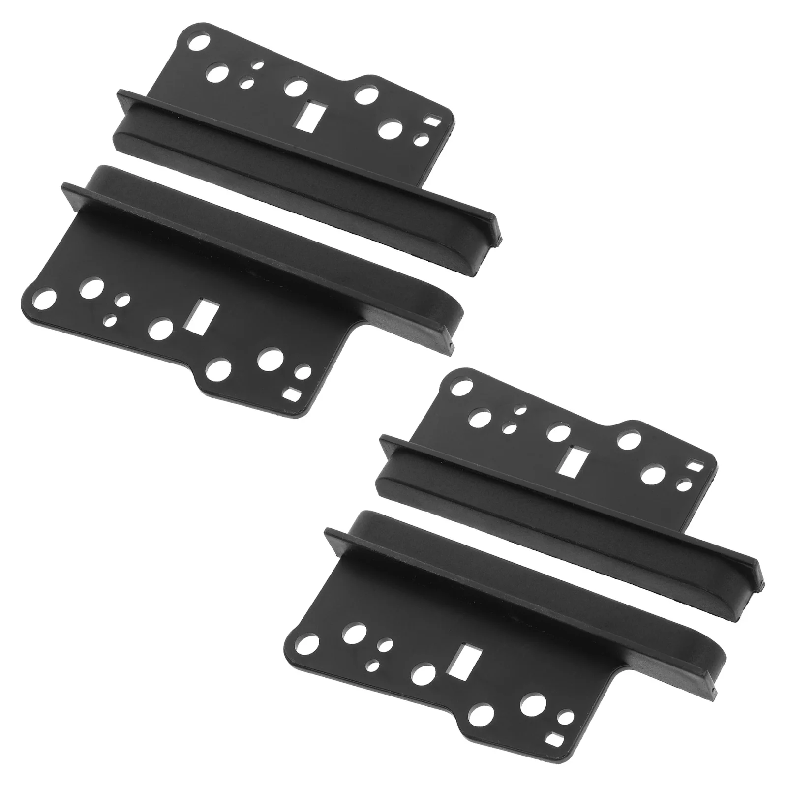 

4Pcs Audio Bezel Mounting Brackets Double Din Installation Trim for Corolla Previa Car Stereo Radio Dash Kit Frame