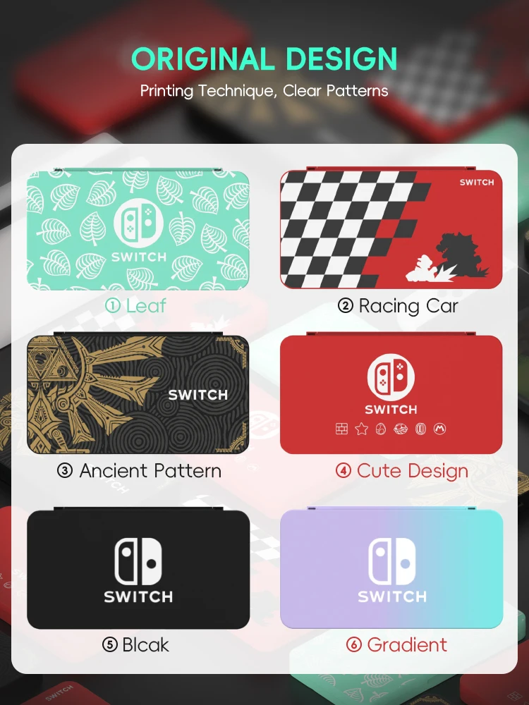 DATA FROG 24 in 1 Game Card Case Holder Hard Shell Protective Game Card Storage Box For Nintendo Switch/Lite/Oled Accessories image 6
