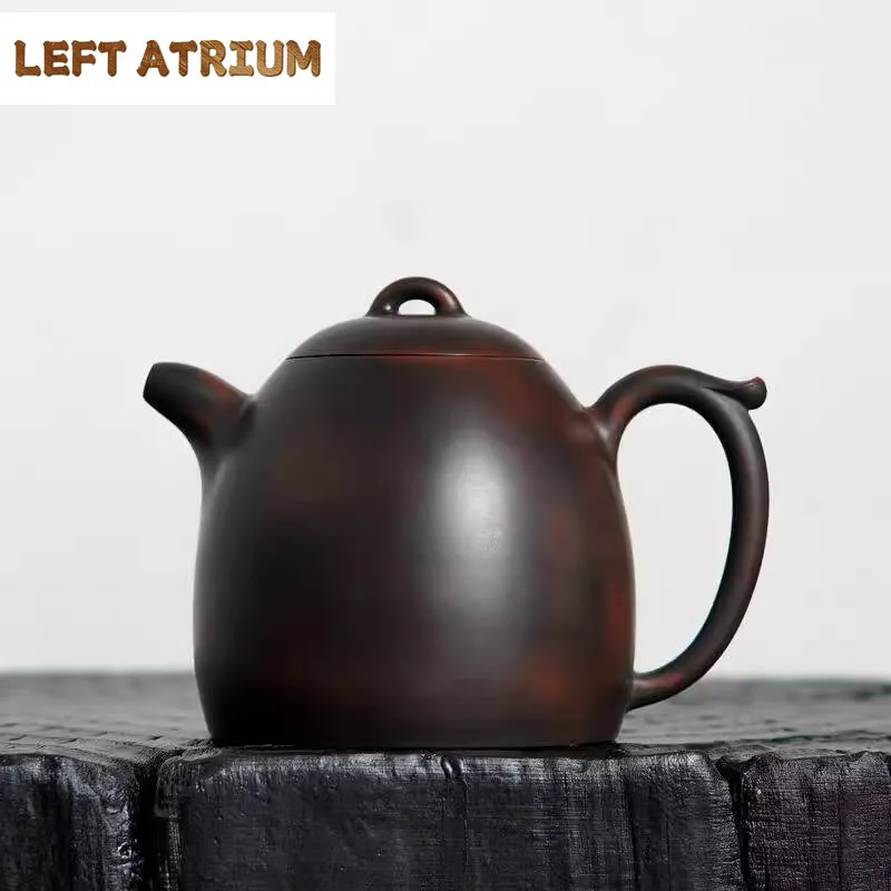 Tetera de cerámica Nixing hecha a mano de 180ml, infusor de té de lujo, tetera para remojo de té con colador, colección de accesorios para bebidas