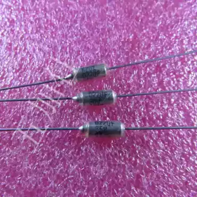 10-100pcs T110 35V0.022uf 22NF 20% imported axial tantalum capacitor 3.5 * 7mm