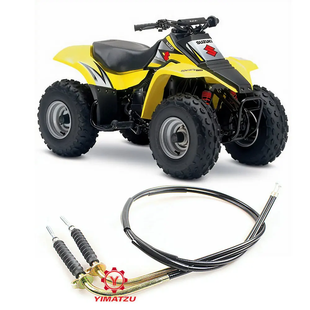 2 sztuk SUNWAY części ATV przedni przewód hamulcowy na lata 1996-2004 SUZUKI LT80 Mini ATV quad 58110-40B00 54005-S013