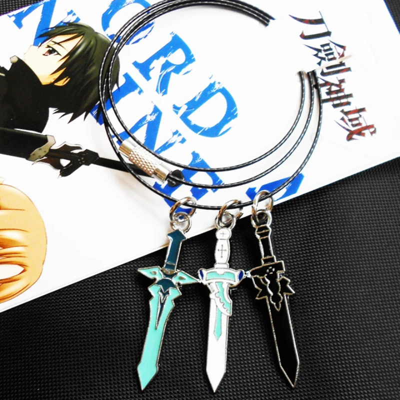 Asuna Krito Popular Game Peripheral Necklace Keychain Character Same Accessories Cosplay Costumes DIY Props Fashion Jewelry