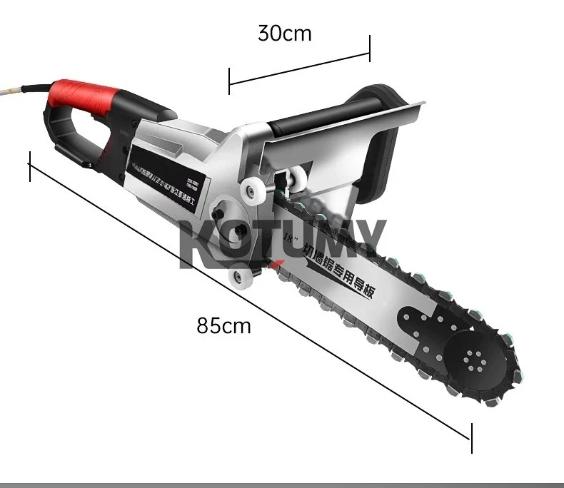 High Power Diamond Concrete Chain Saw Electric Chain Saw Reinforced Concrete Sawing Machine