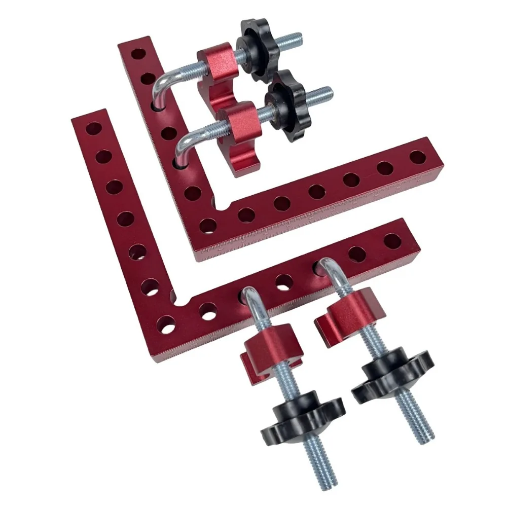 

120/140mm L-Shaped Auxiliary Fixture 90 Degrees Aluminium Alloy Right Angle Fixing Clip Adjustable Fixed Corner Clamping Tools