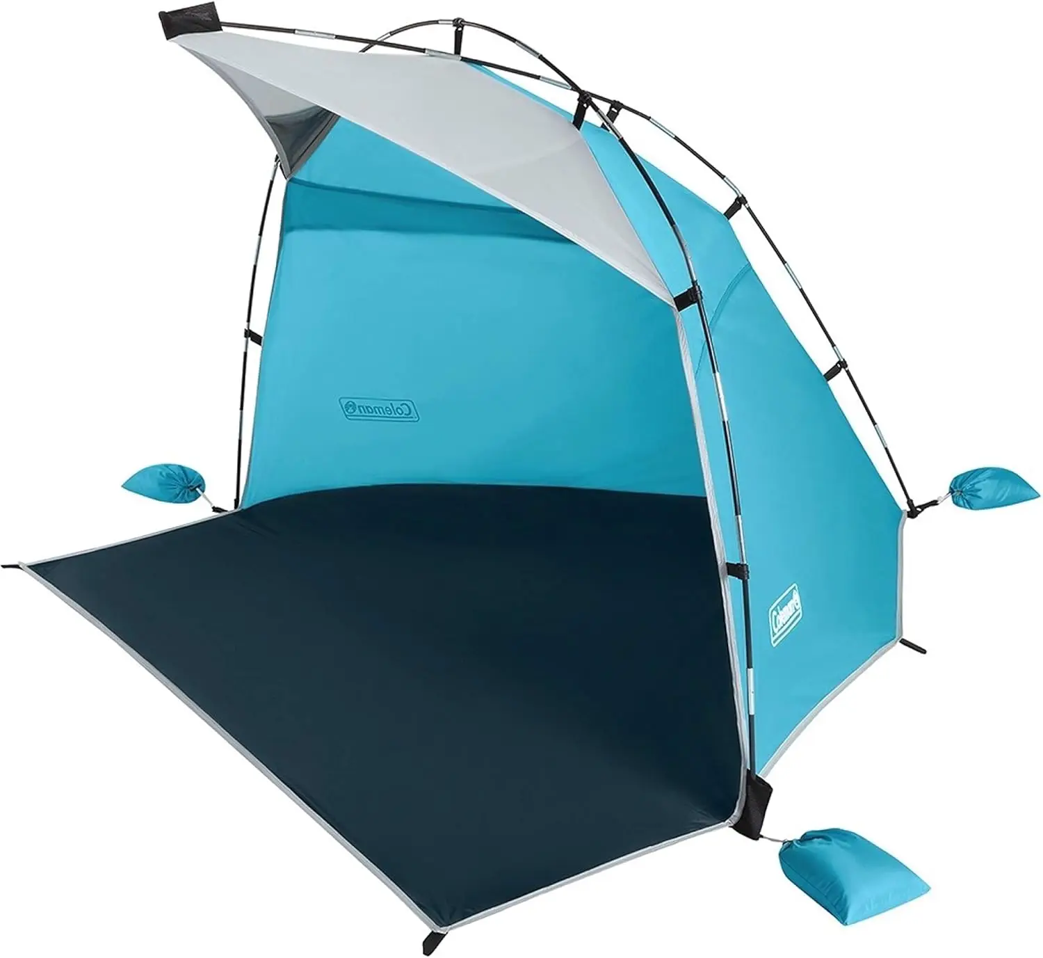 

Skyshade Large Portable Sun Shelter, Easy Setup with Pre-Attached Poles, Canopy Provides Cover from