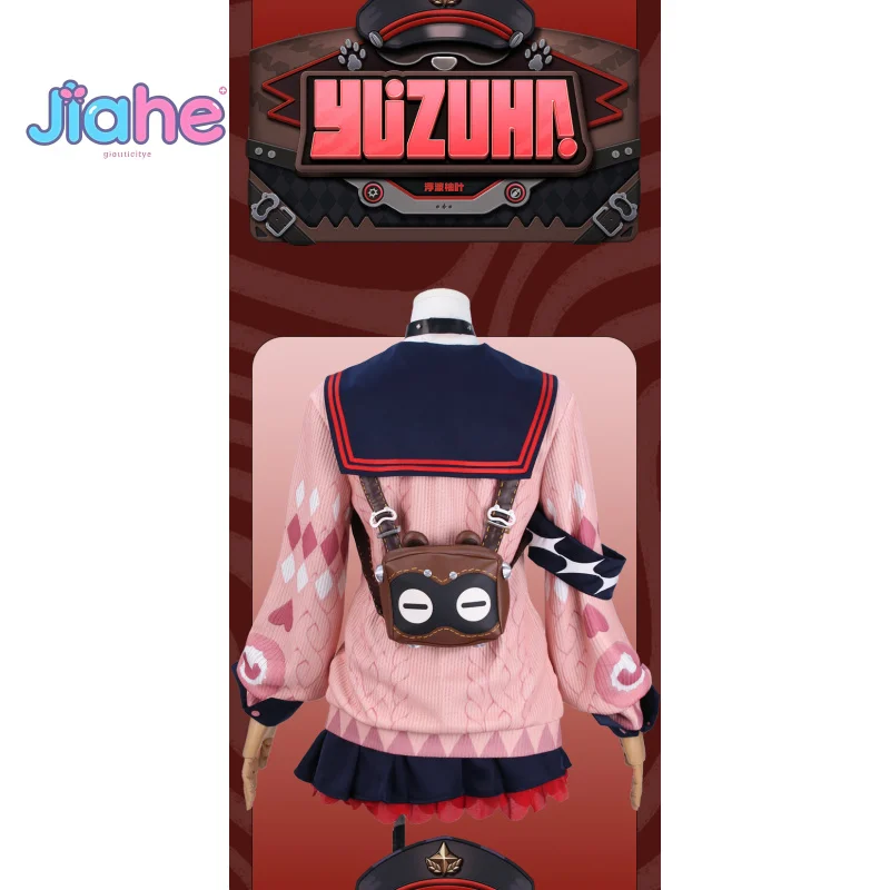 Ukinami Yuzuha Zenless Zone Zero Cosplay Costume Sweater skirt backpack doll socks props Halloween sweet women complete set