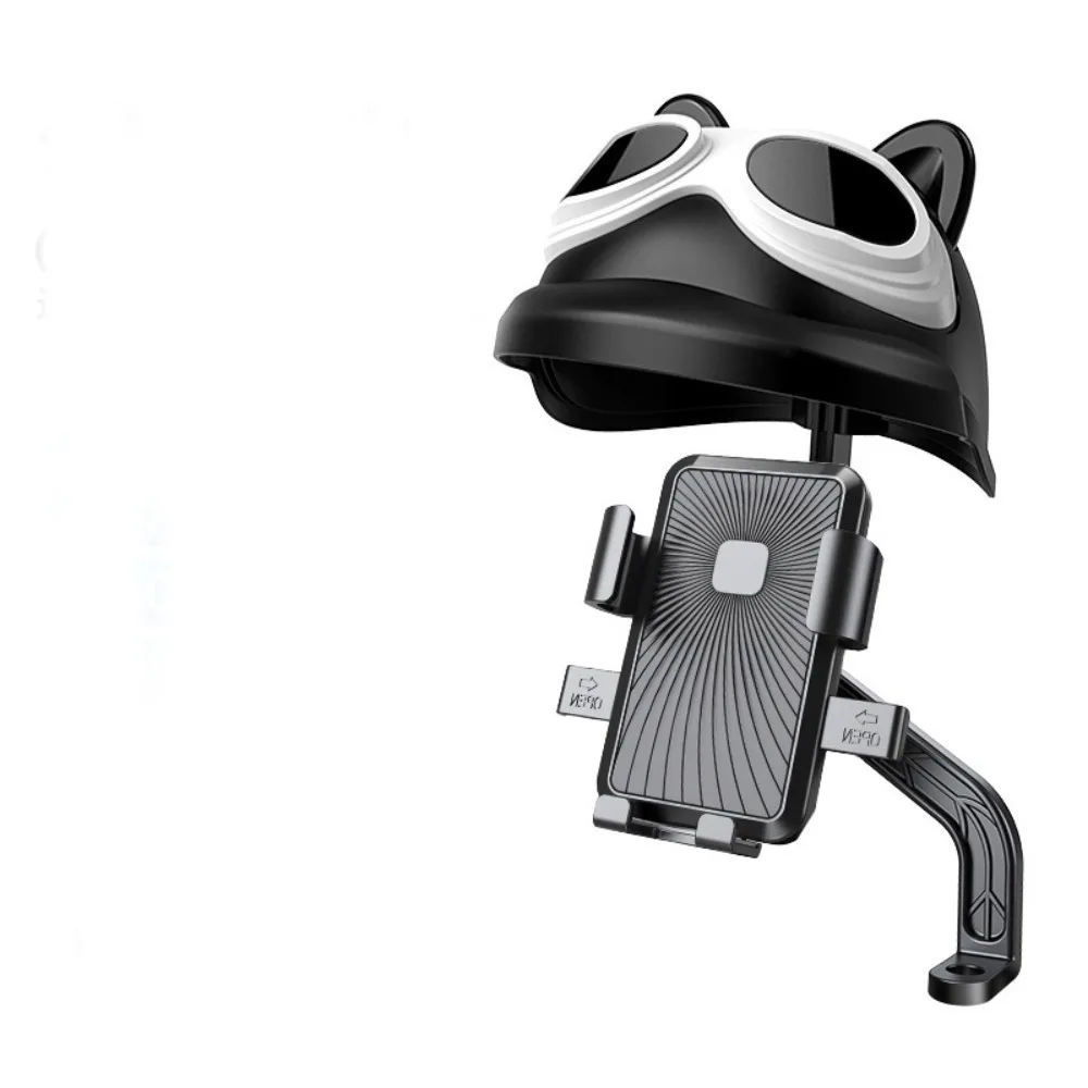 

With Sun Visor Motorcycle Mobile Phone Holder Cradle Clip Waterproof Electric Bicycle Phone Bracket 360 Degree Rotate
