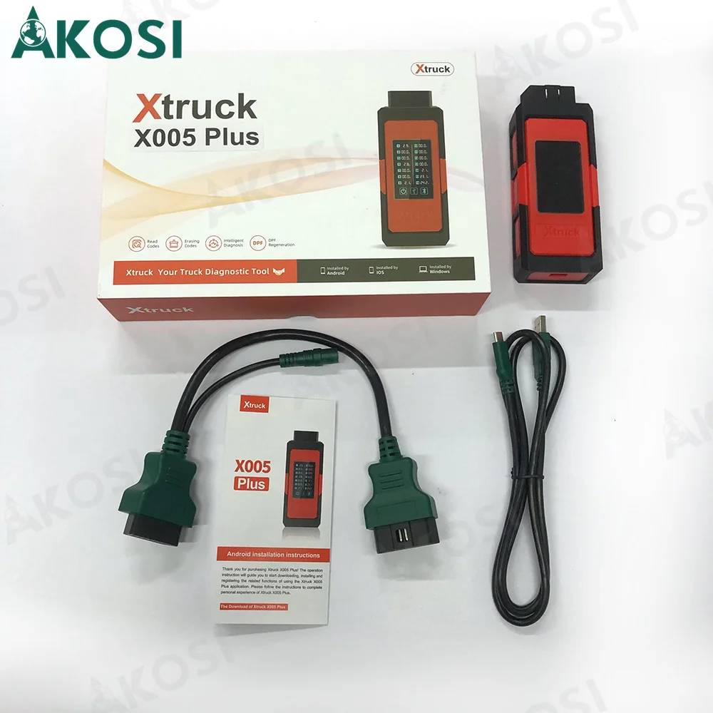 Xtruck X005 plus Intelligent Diagnosis ECU Quick Flashing post-processing diagnosis vehicle type system support Sinotruck