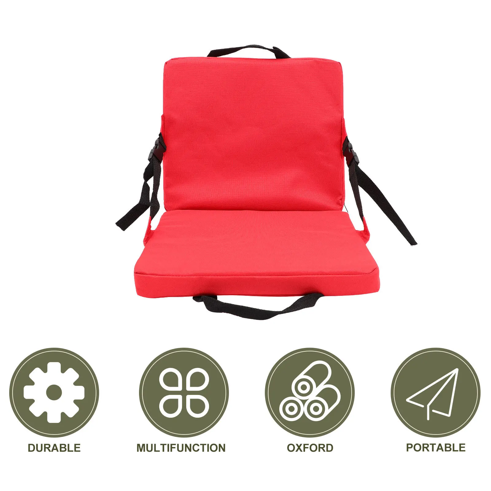 

1pc Chair Pad Lightweight Wear-Resistant Portable Outdoor Accessory For Garden Bathroom Park Stadium Seat Cushion