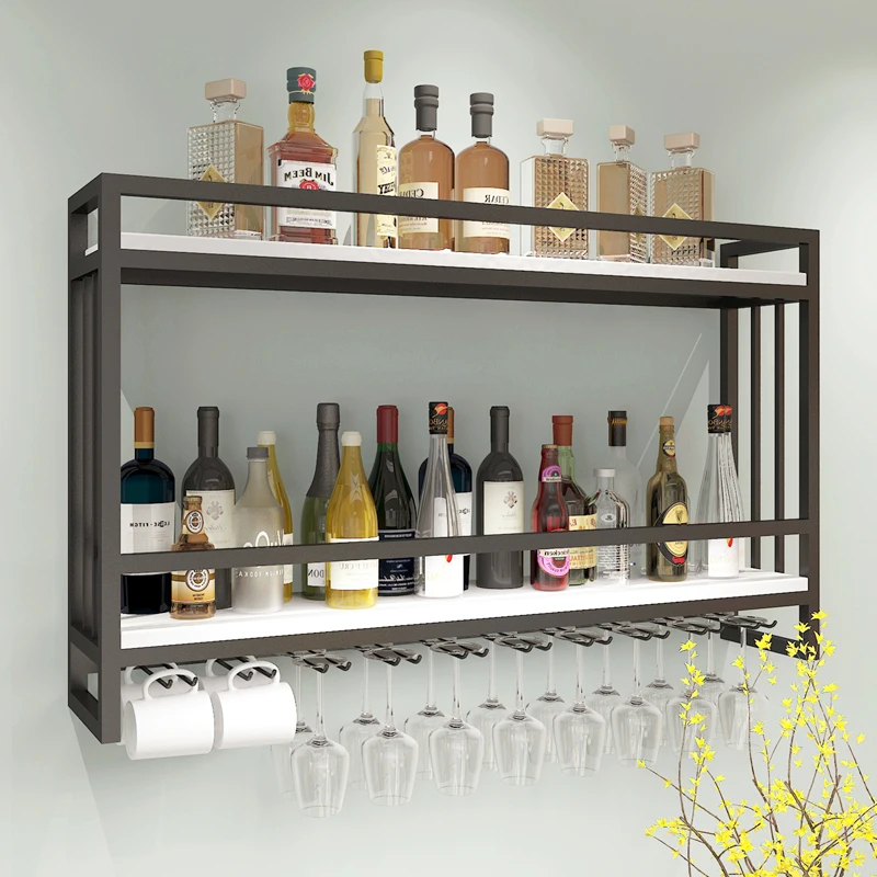 Volledige Keukenkast Open Kasten Drankjes Buiten Bar Whisky Accessoires Display Ijzeren Wijn Decoratie Nordic Antiek Meubilair