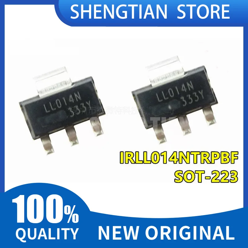 10PCS  IRLL014NPBF SOT-223 55V 3.1A/2A LL014N  SMD N-Channel Enhancement Mode Power MOSFET Transistor