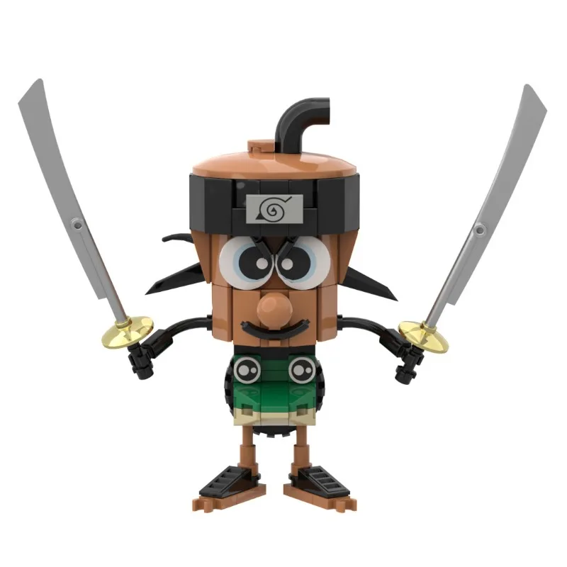 Kit de guerrero animal híbrido de 203 piezas: modelo de criatura de fantasía MOC para adolescentes, regalo único de bricolaje con guía