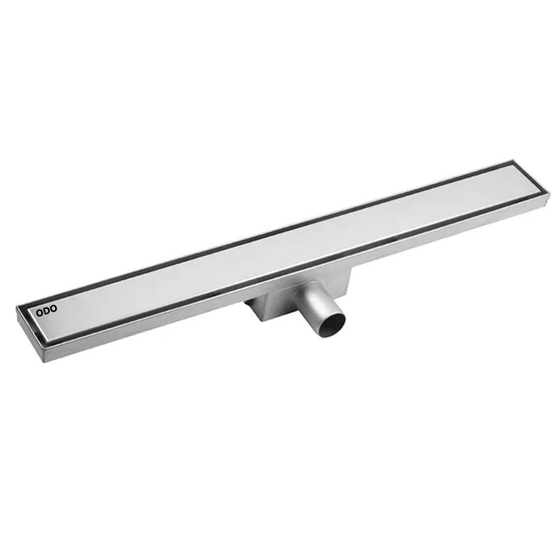

Wholesale Long 304 Stainless Steel Floor Drain Horizontal Outlet Desague De Ducha Linear Cover Tile Insert Shower Floor Drain