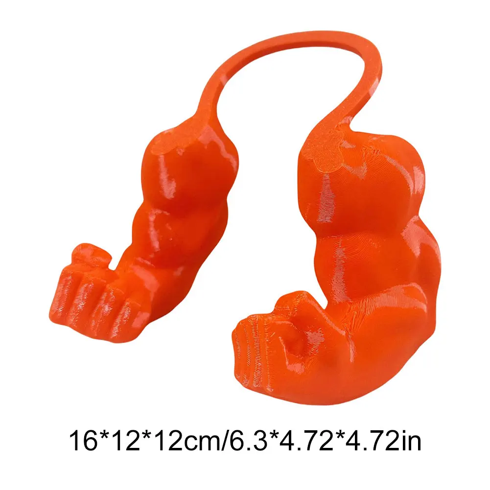 ذراع عضلات القط ثلاثي الأبعاد مطبوع إبداعي ذراع عملاق قطة ذراع مضحك للحيوانات الأليفة إكسسوارات تنكرية لمستلزمات حفلات الهالوين وأعياد الميلاد #6