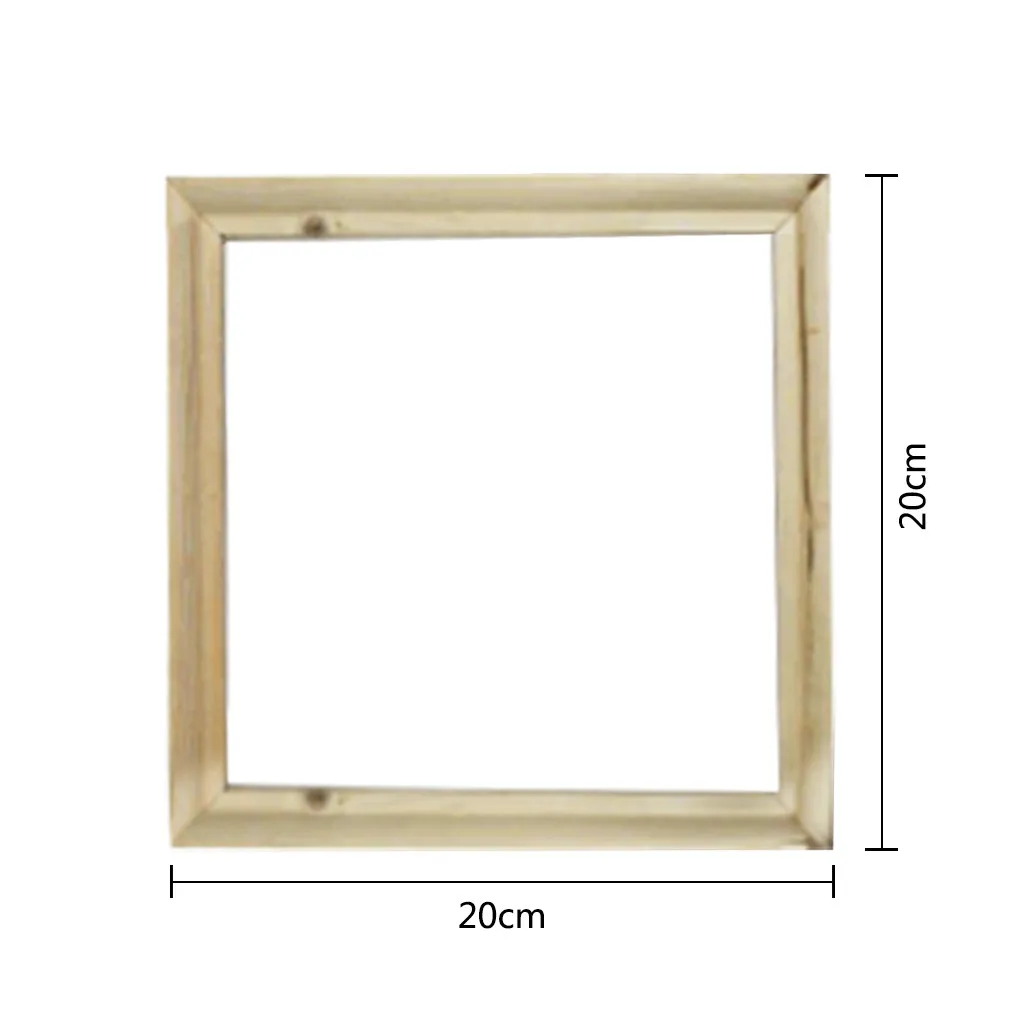 DIY Picture Canvas Oil Painting Frame Nature DIY Wood Frame Art Poster Painting By Numbers Photo Frame Craft Home Wall Art Decor