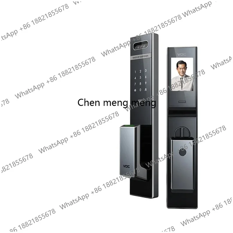 Vein facial recognition smart lock password electronic lock entrance door visual smart door lock