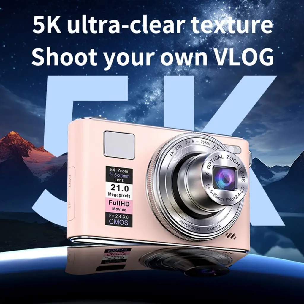 

Digital Camera Recorder Camera Versatile Sturdy for Study Recording Vlog