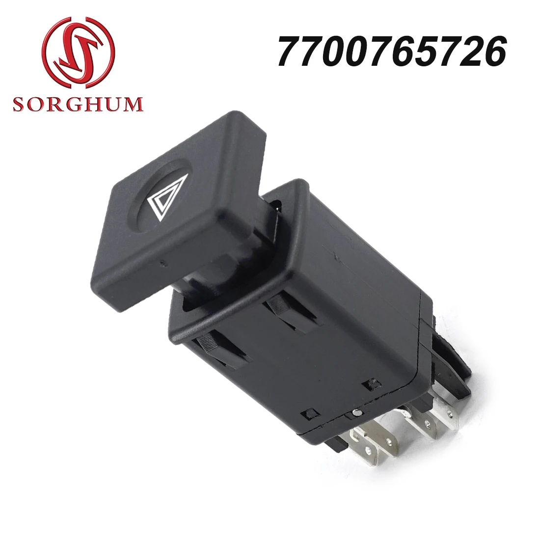 

SORGHUM For RENAULT R9 Hazard Emergency Light Flasher Switch For Renault 9 Warning Hazard Light Switch 7700765726 7700 765 726