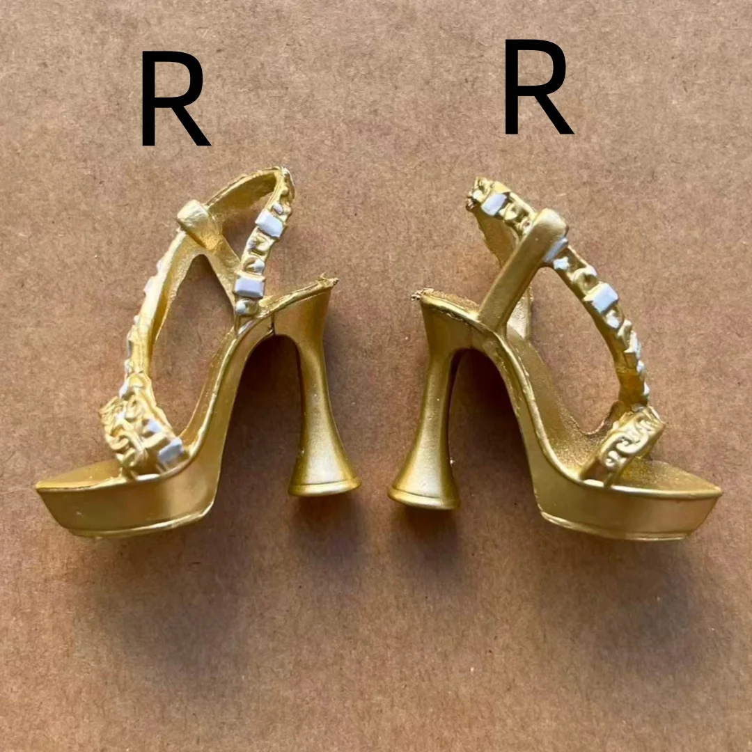 Regenbogen Puppenschuhe Sandalen Original Puppe Bunte Teile Monster Puppenschuhe Gold Weiß Neue Original Puppenteile – Detail 15