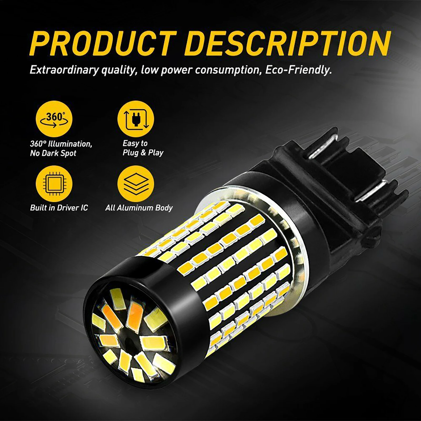 2 Stück/Set 3157 4157 Switch back LED zweifarbig weiß bernstein farben Auto lichter LED Blinker Lampe Anti Hyper Flash 120 smd Glühbirnen
