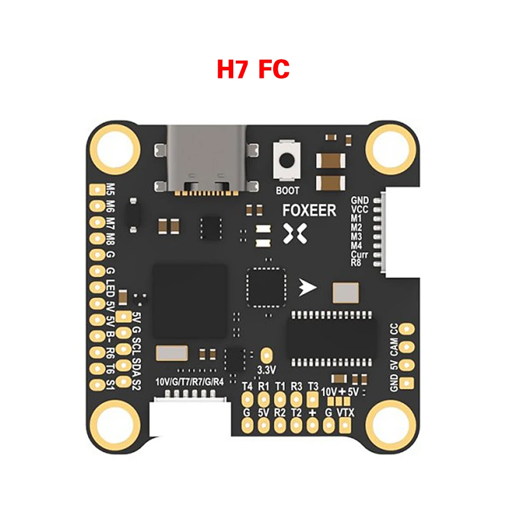 FOXEER H7 H743 / Mini kontroler lotu MPU6000 Dual BEC barometr 4-8S LIPO 20x20mm dla RC FPV Freestyle Drone X8 DIY części