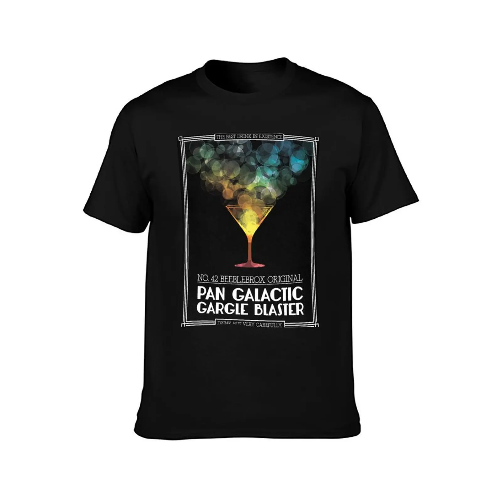 Pan-Galactic Gargle Blaster Poster T-Shirt Casual Basic Street Style T-Shirt