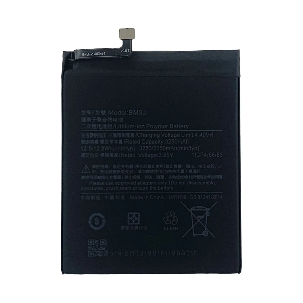 BM3J 3350mAh Battery For Xiaomi 8 Lite MI8 Lite BM3J High Quality Phone Replacement Batteries New Battery