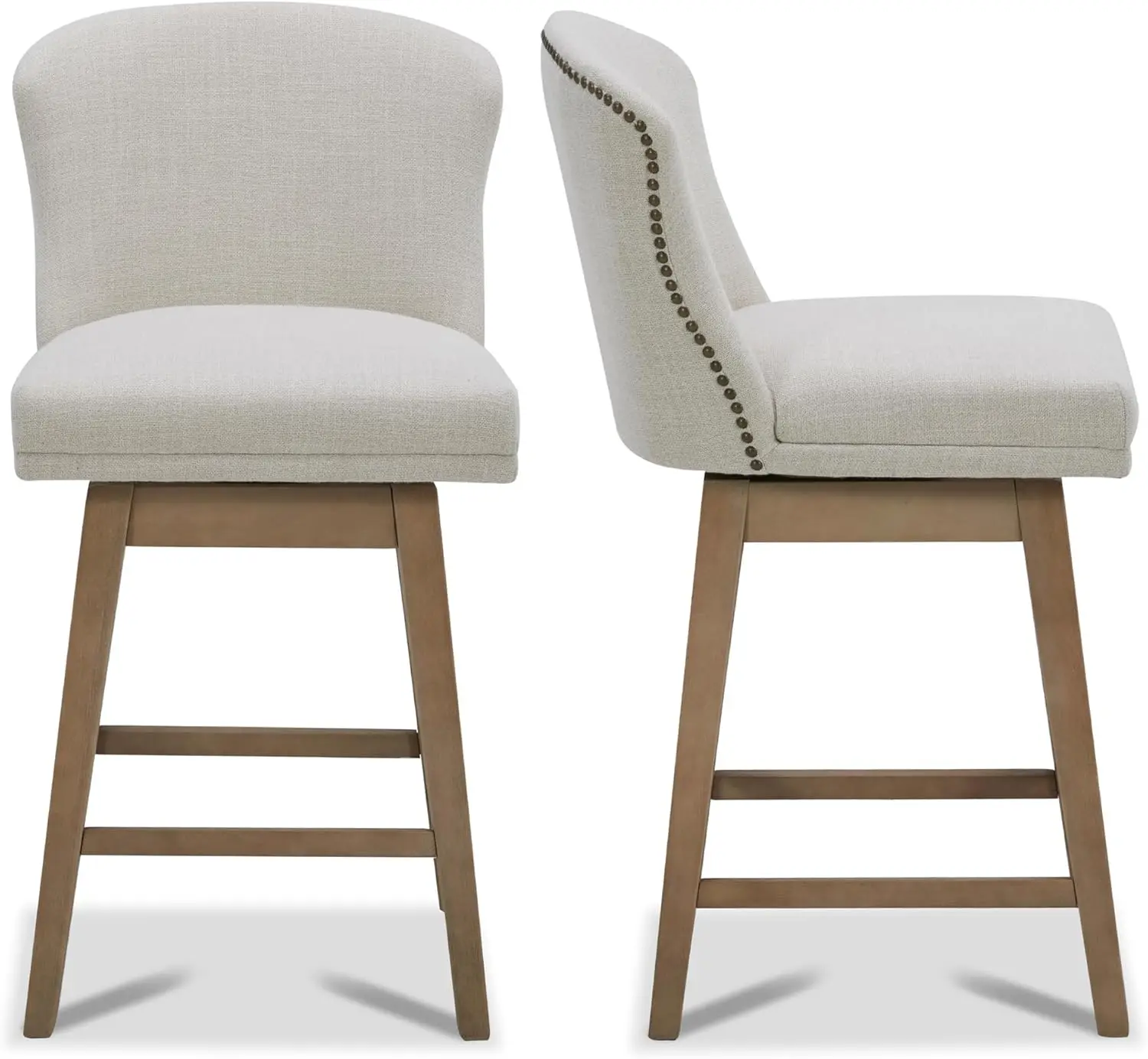 Ignorez solutions.com stered Performance Fabric Bar, Runway ols, Ensemble de 2, Siège recommandé de 26 po, Lin