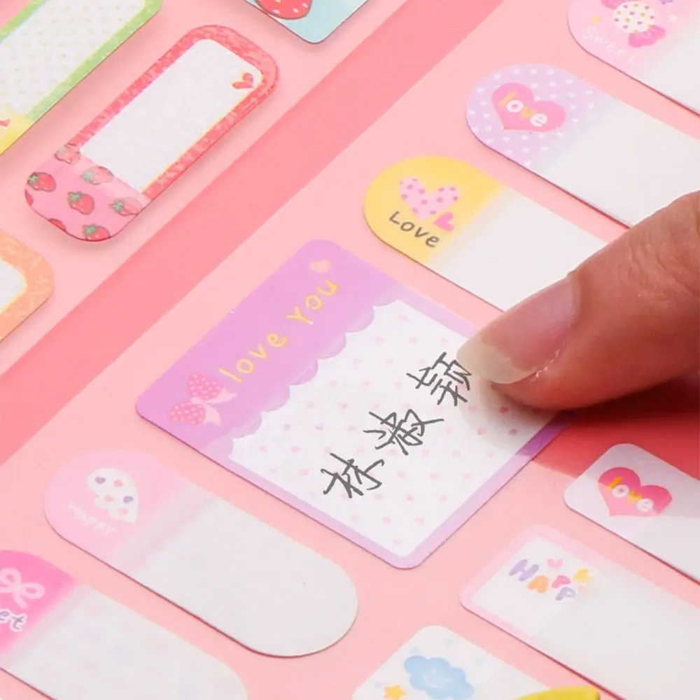 107-140pcs Name Sticker Waterproof Kawaii Stickers Personalized First Name Label for Children School Stationery