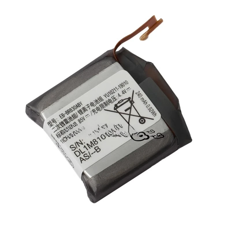 Newest EB-BR830ABY 3.85V 0.92Wh 240mAh Rechargeable Battery for Samsung Gear Active 2 SM-R835 SM-R830 High Quality Watch Battery